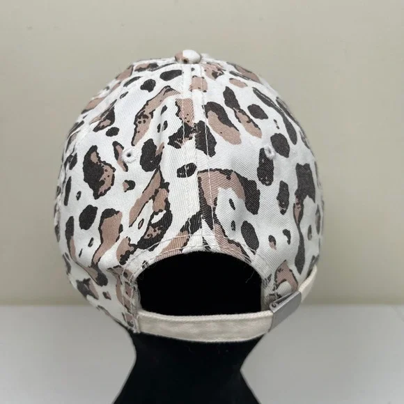 Aerie Dad Baseball Hat Cap OS Leopard Animal Print Distressed Strapback - Picture 4 of 7